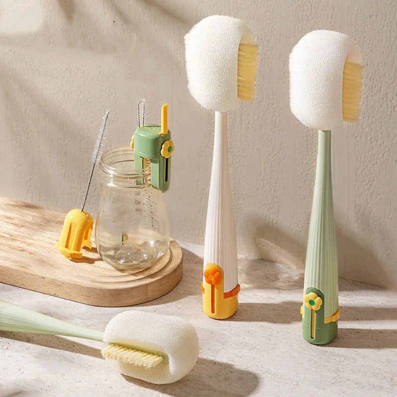 Kit de brosses de nettoyage 5 en 1 pour bouteilles d'eau
