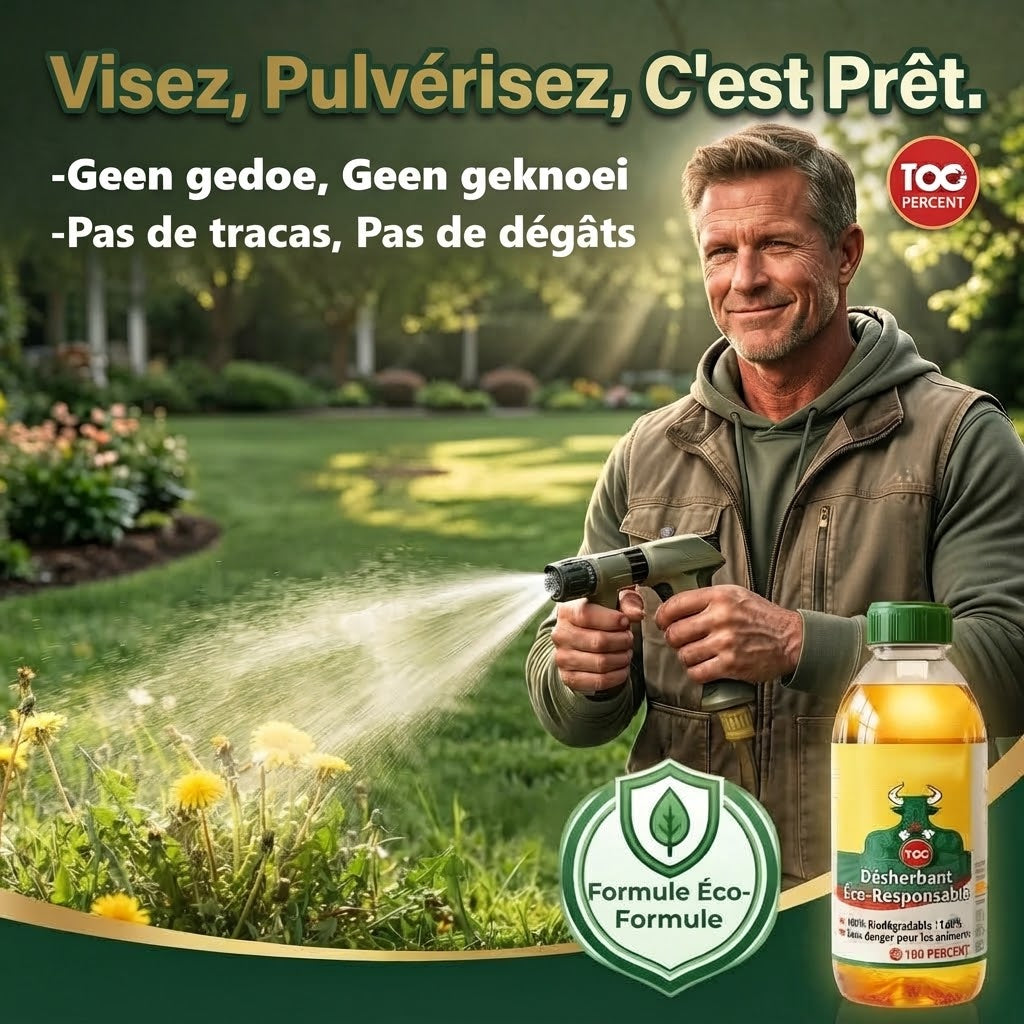 Désherbeur 2 en 1 pour jardin et terrasse