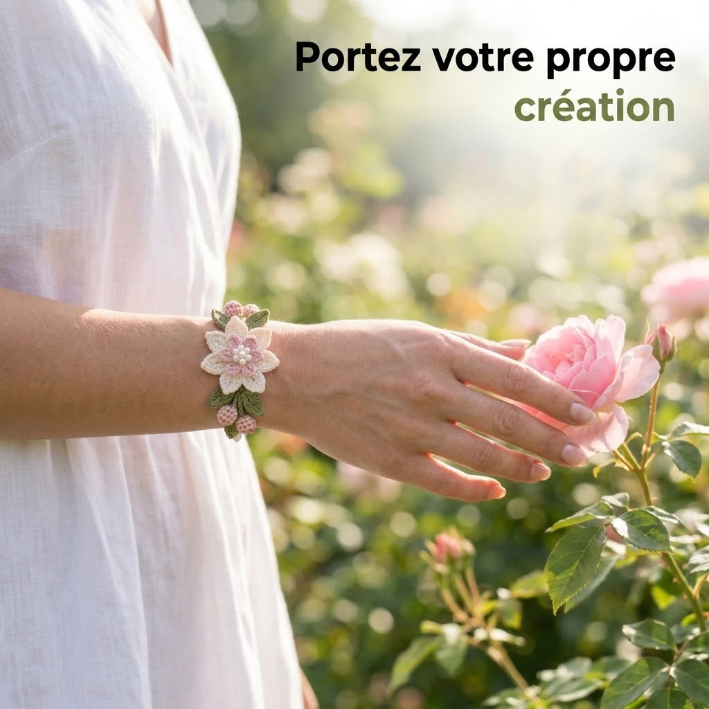 Kit de crochet DIY pour bracelets
