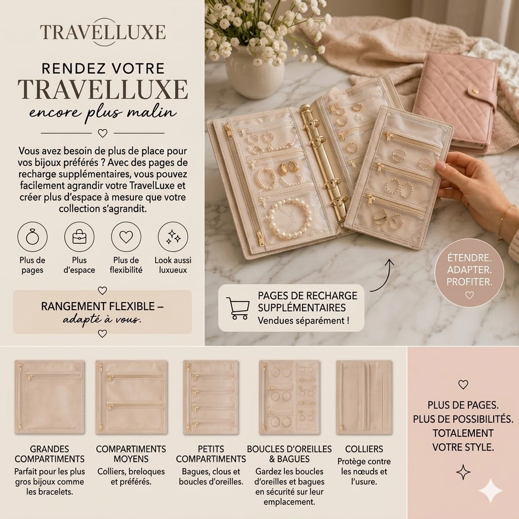 Boîte À Bijoux TravelLuxe – Compacte Et Toujours Organisée