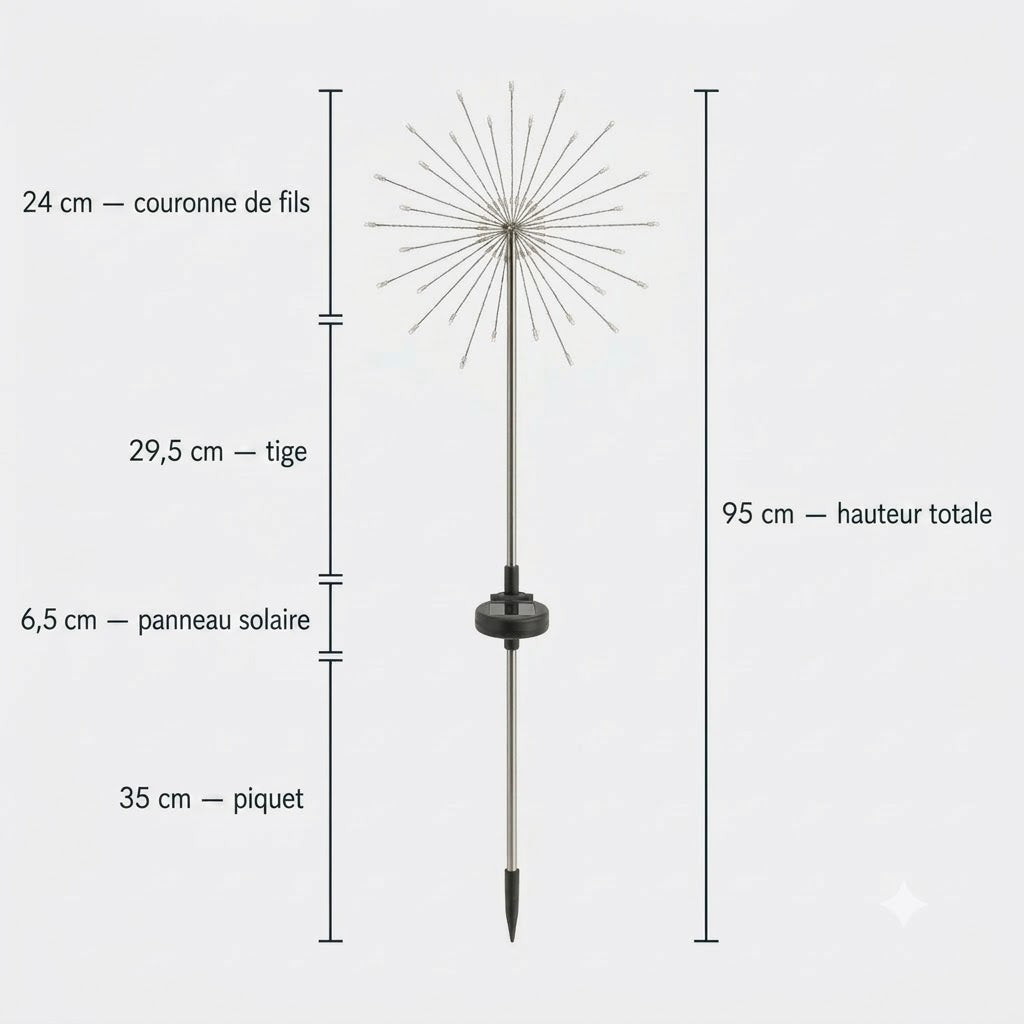 Lampes solaires décoratives