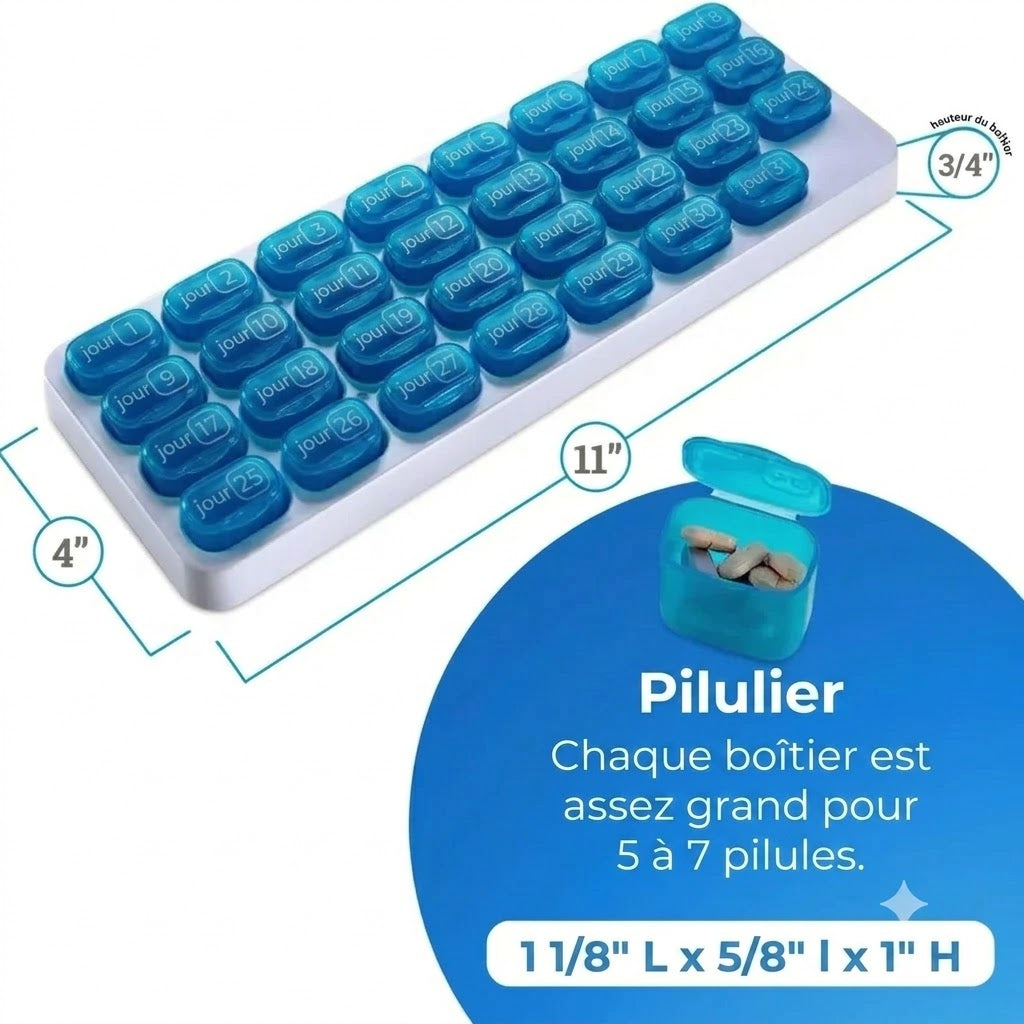 Pilulier pour 31 jours