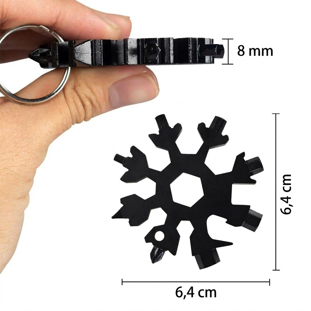 Outil Fidget Flocon de Neige Multifonction