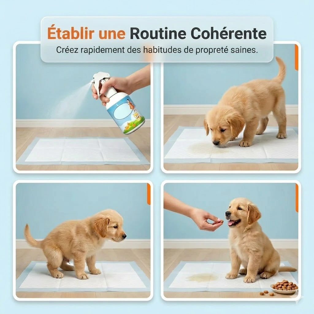 Ce spray attire votre chien ou votre chat au bon endroit