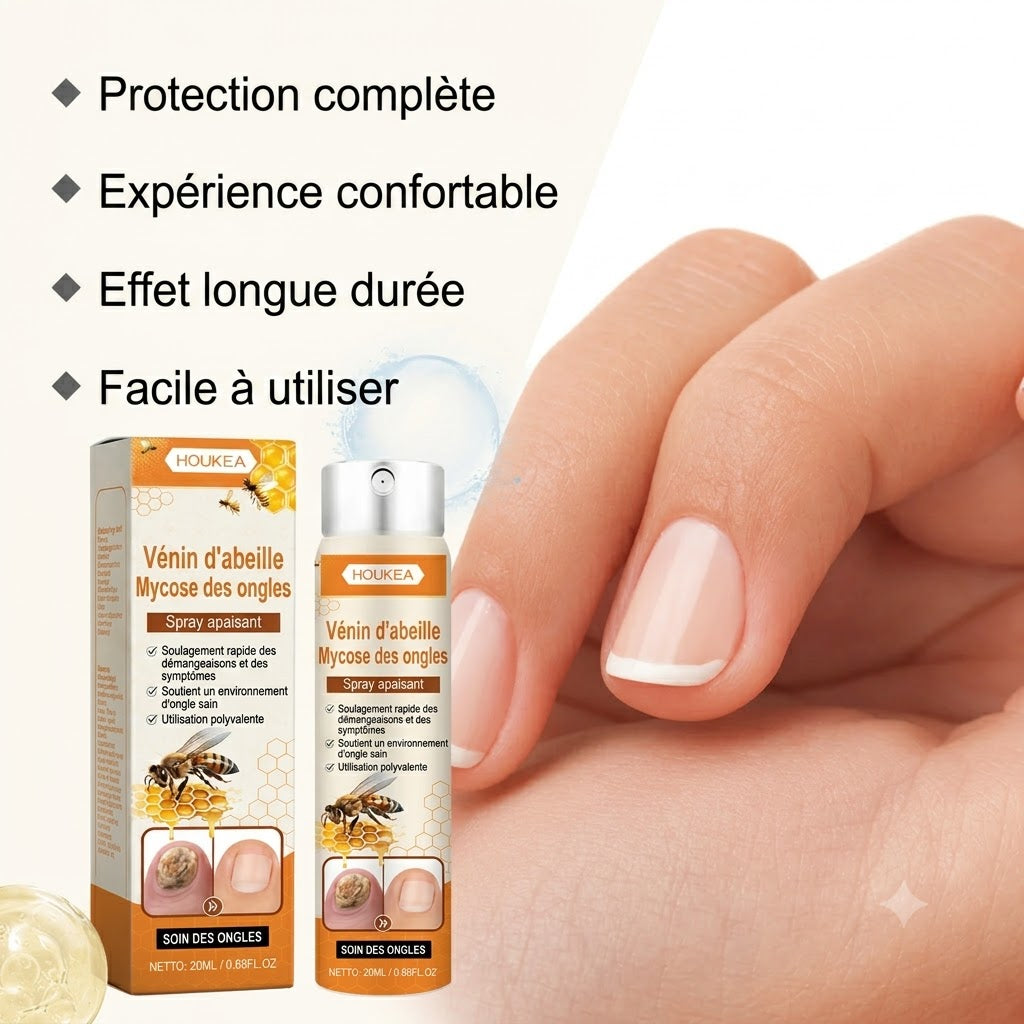 Spray pour les ongles au venin d'abeille – soin efficace pour vos ongles