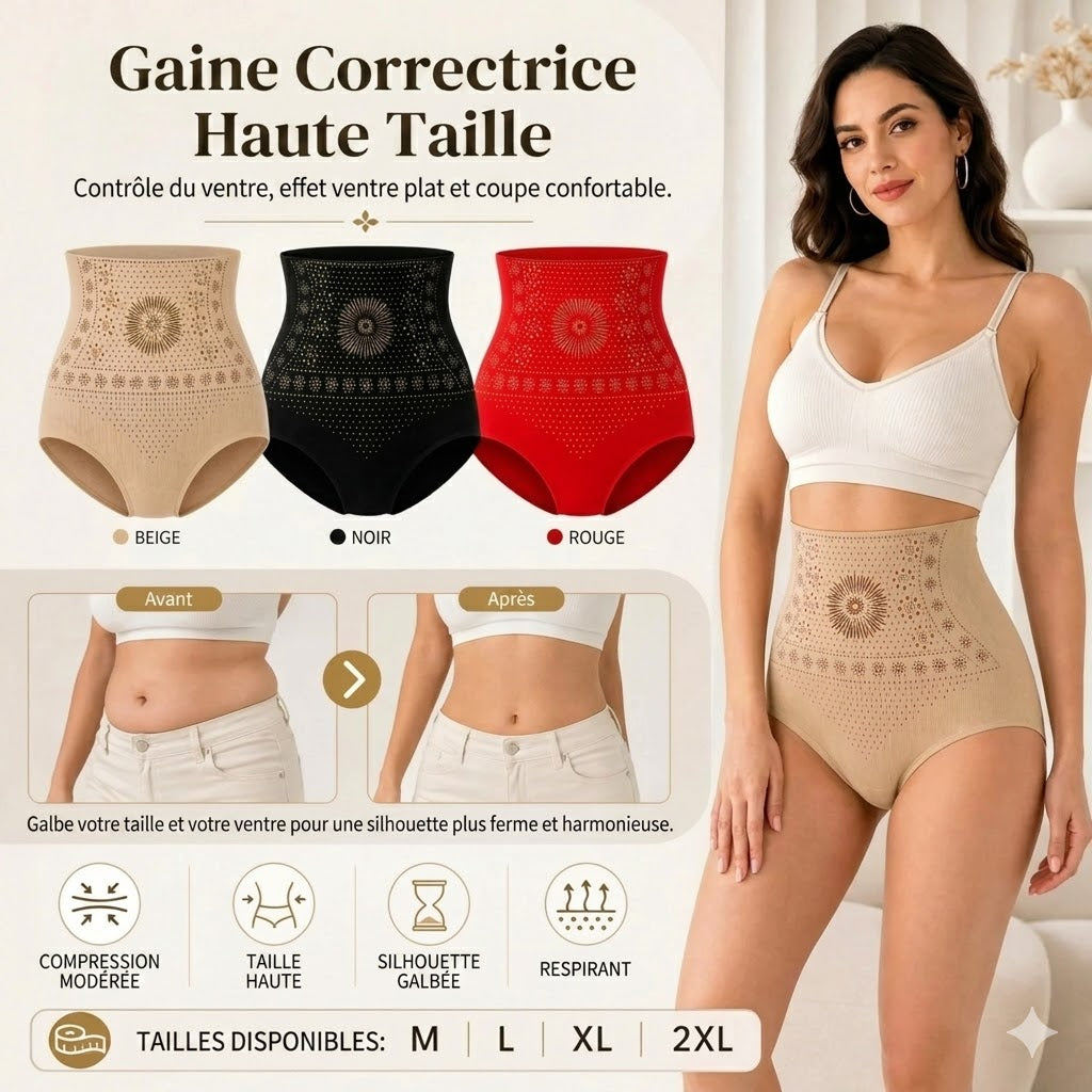 Short sculptant à taille haute