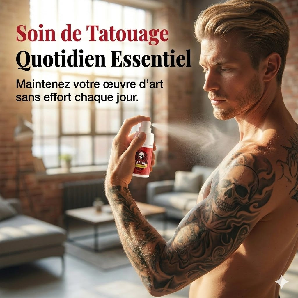 Spray hydratant de soin après-tatouage