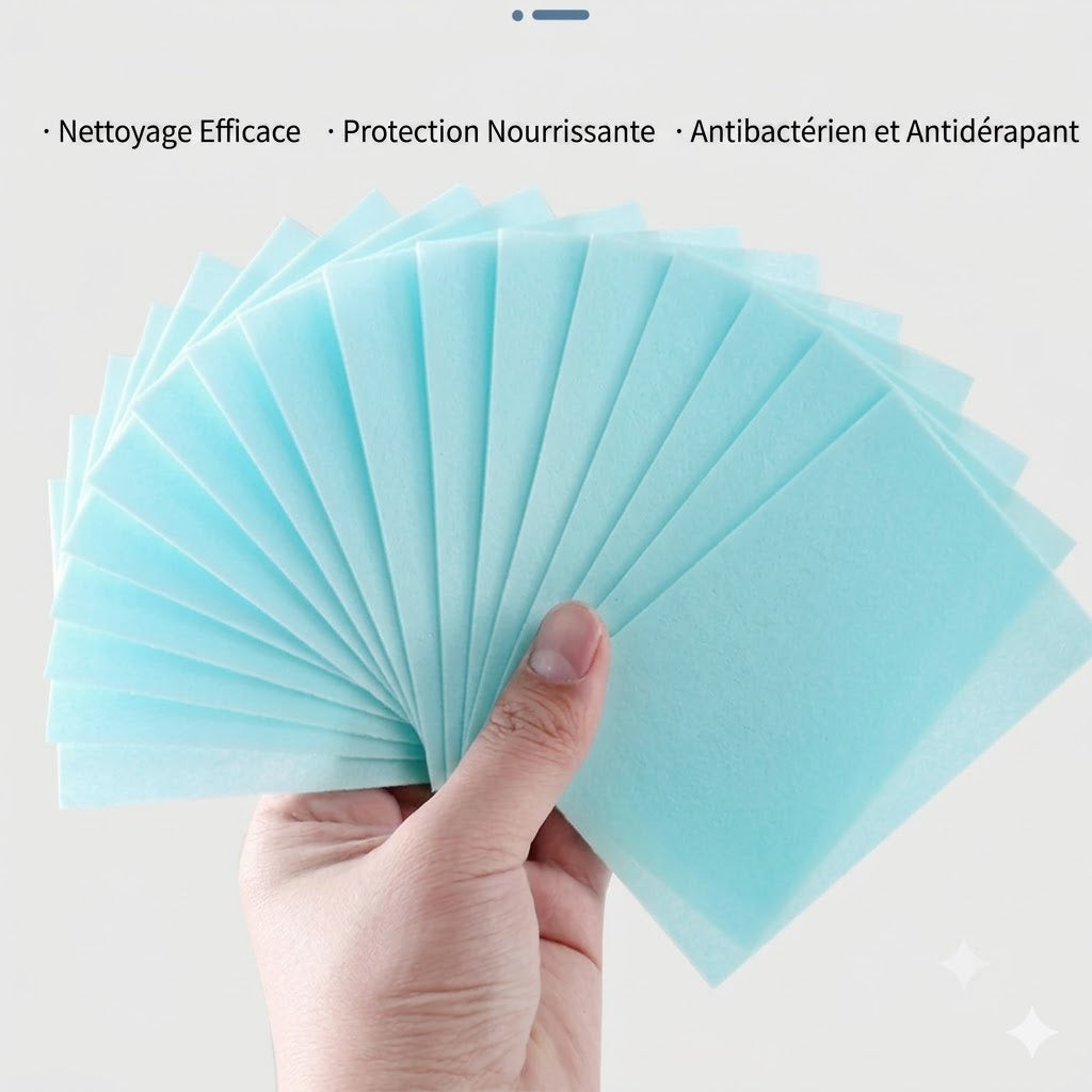 Feuilles de nettoyage multi-effets pour sols (paquet de 100)