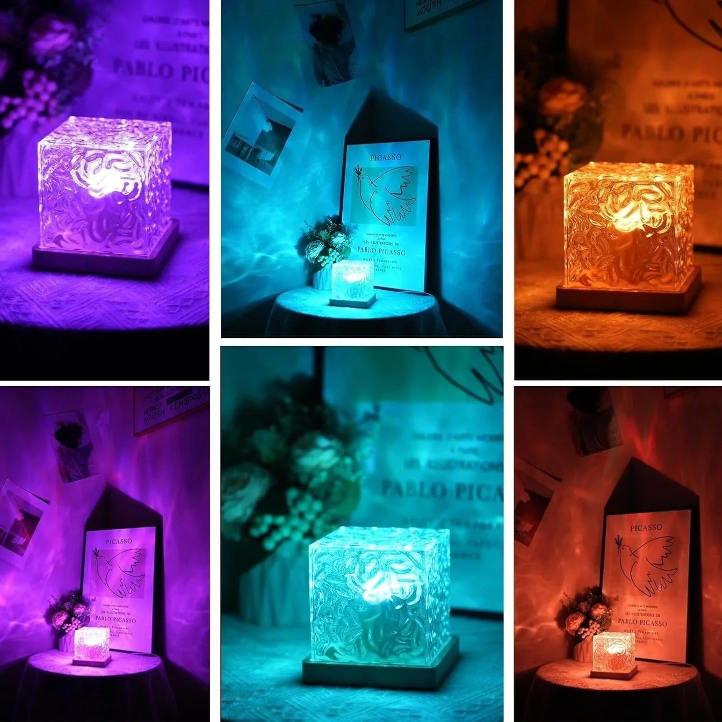 Lampe d’ambiance Aurora avec télécommande