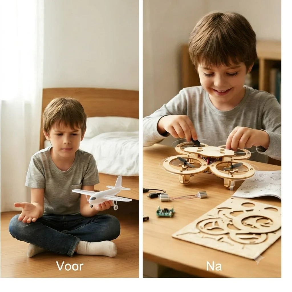 Ce kit de construction transforme votre enfant en mini-ingénieur.