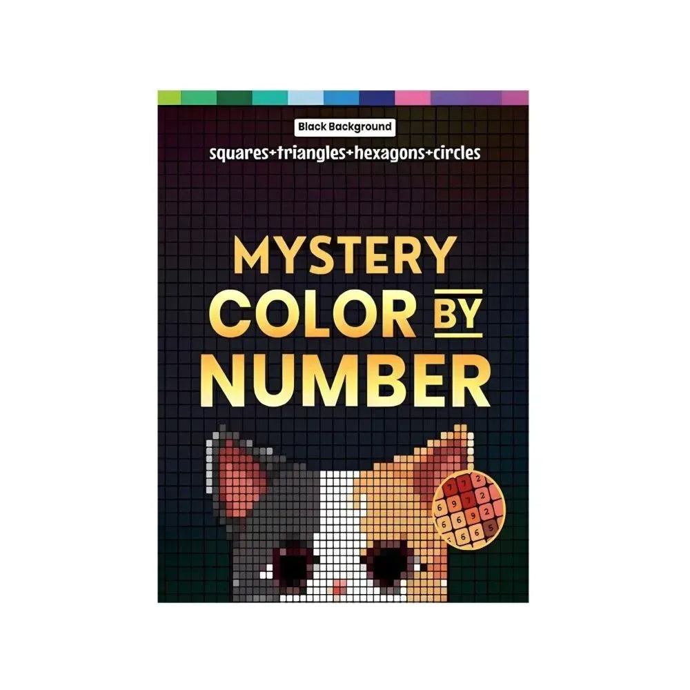 Livre de coloriage Mystery Mosaics par numéros