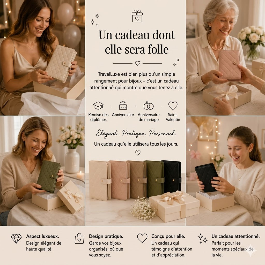 Boîte À Bijoux TravelLuxe – Compacte Et Toujours Organisée