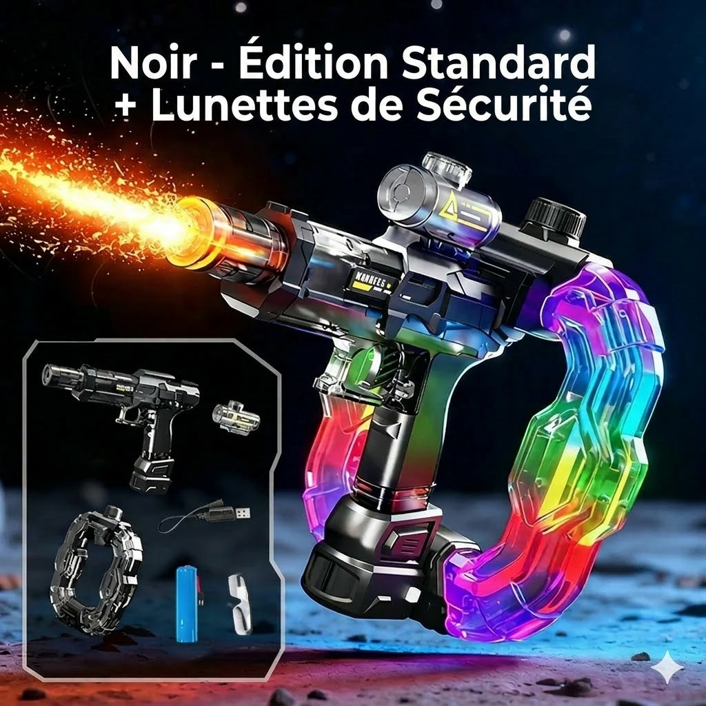 Pistolet à eau lumineux arc-en-ciel