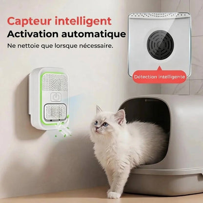 Purificateur d’air ionisant contre les odeurs d’animaux