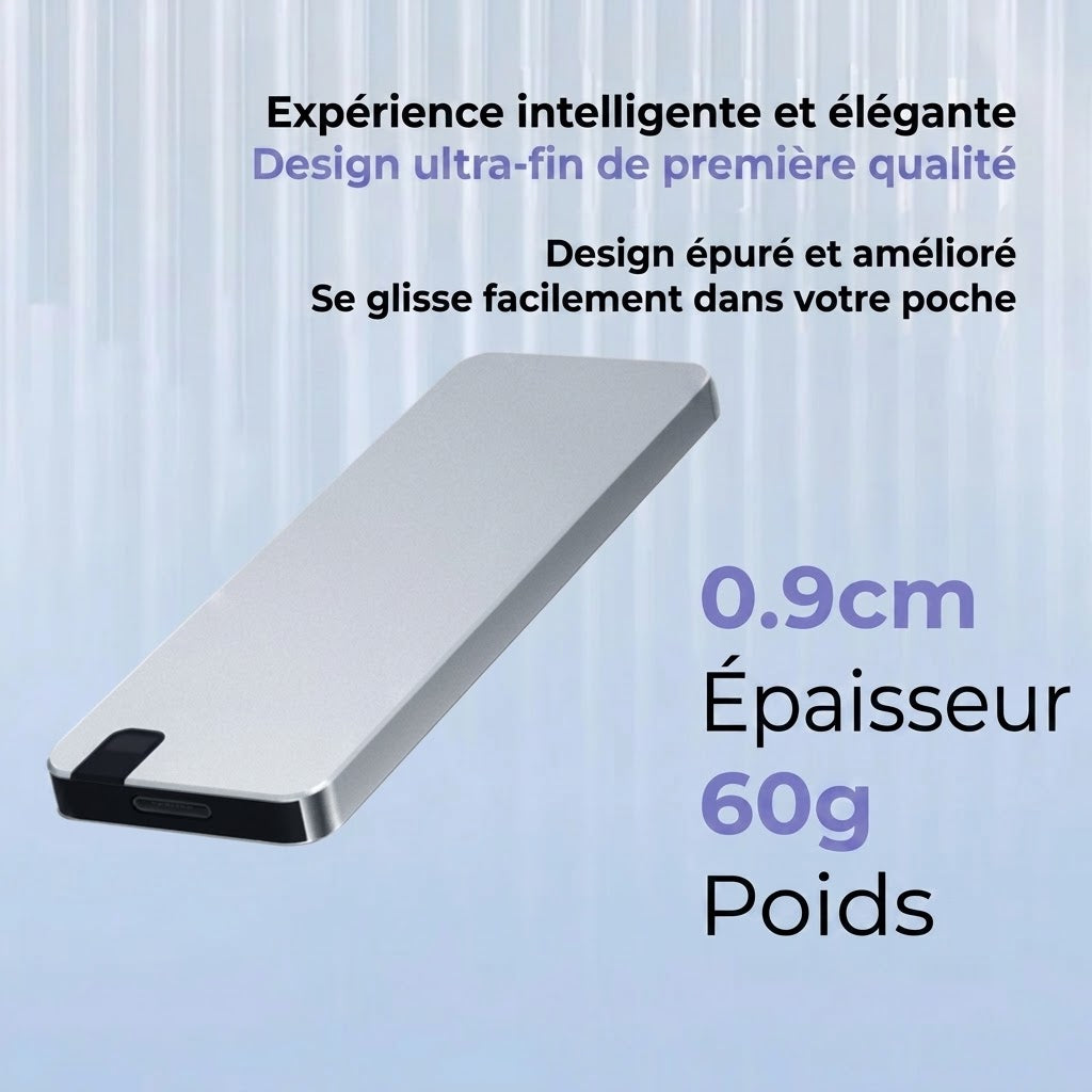 Clé USB 500 Go avec stockage externe rapide