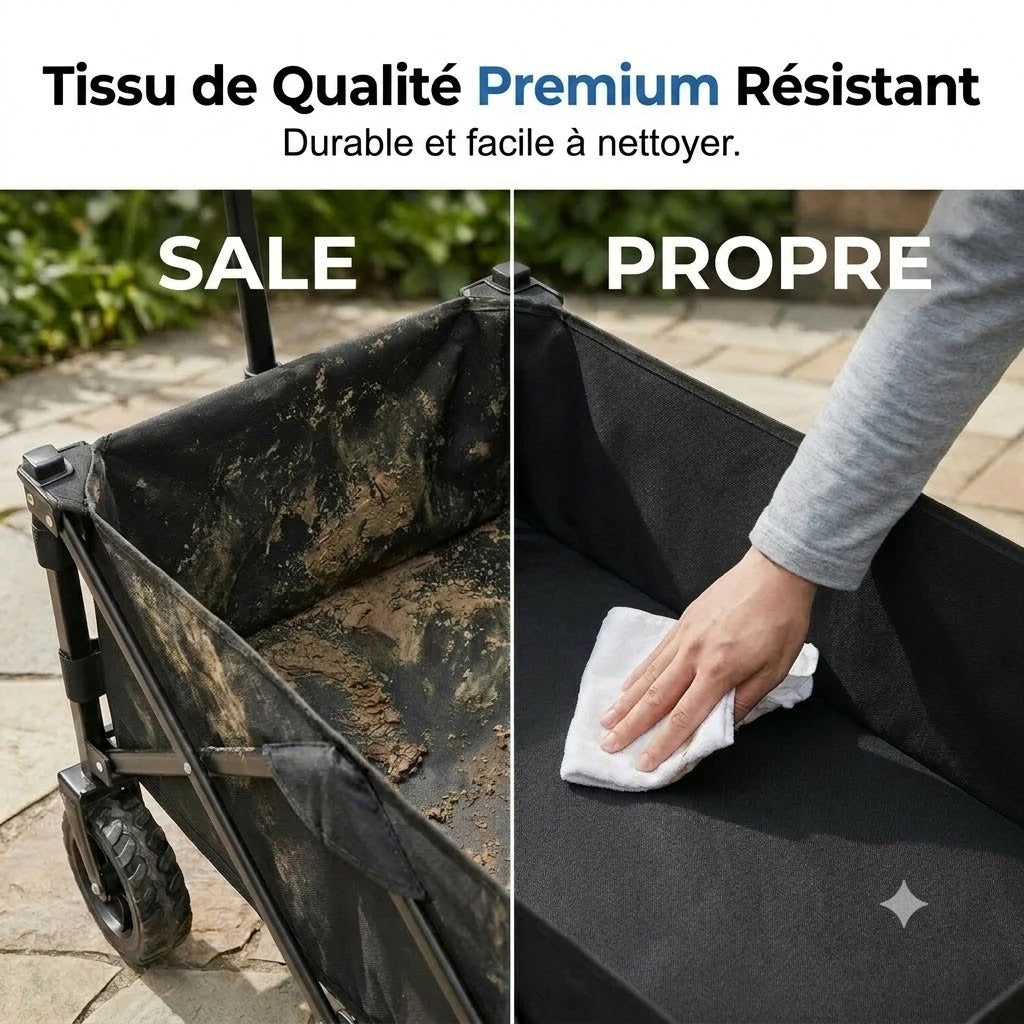 Chariot de transport pliable
