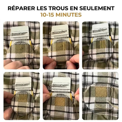 Kit de tissage avec métier à tisser en bois