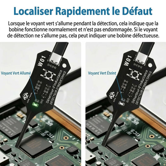 Testeur d'inducteurs in-circuit