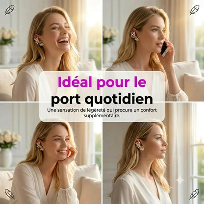 Lot de 2 boucles d’oreilles fleur