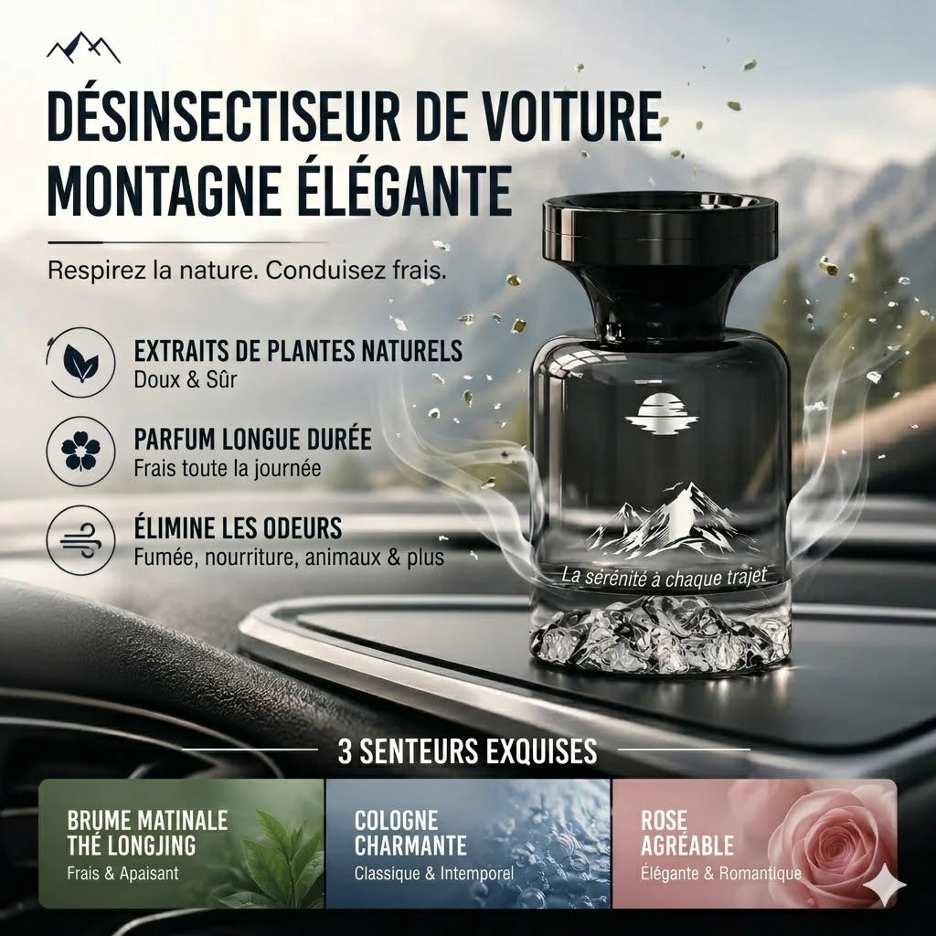 110 ml Désodorisant de voiture longue durée