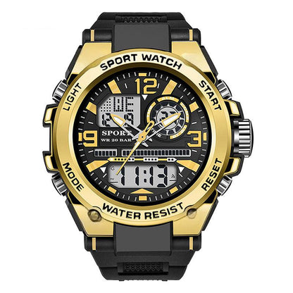 Montre de sport numérique avec éclairage nocturne (étanche)
