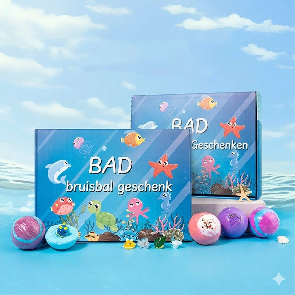 Coffret cadeau de 12 bombes de bain pour enfants