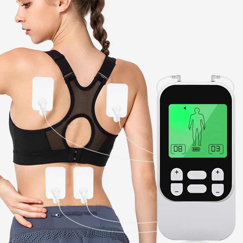 Stimulateur Musculaire TENS Portatif À Deux Canaux