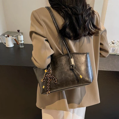 Sac à bandoulière vintage en cuir PU pour femmes
