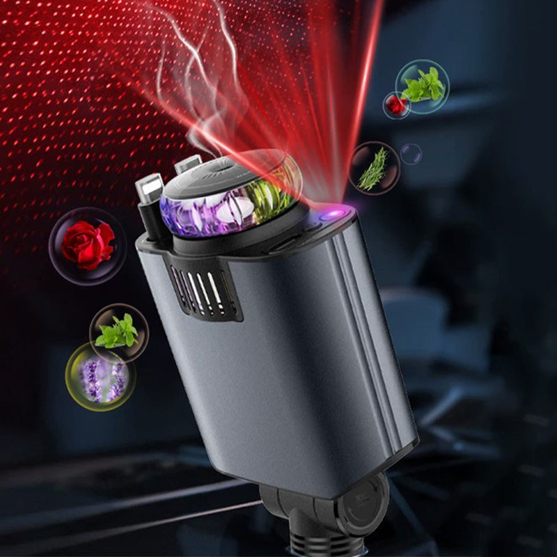 Chargeur 5-en-1 avec diffuseur d'arôme et ciel étoilé