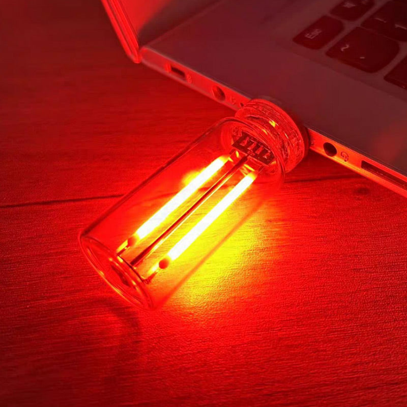Veilleuse portable en verre à commande tactile et USB