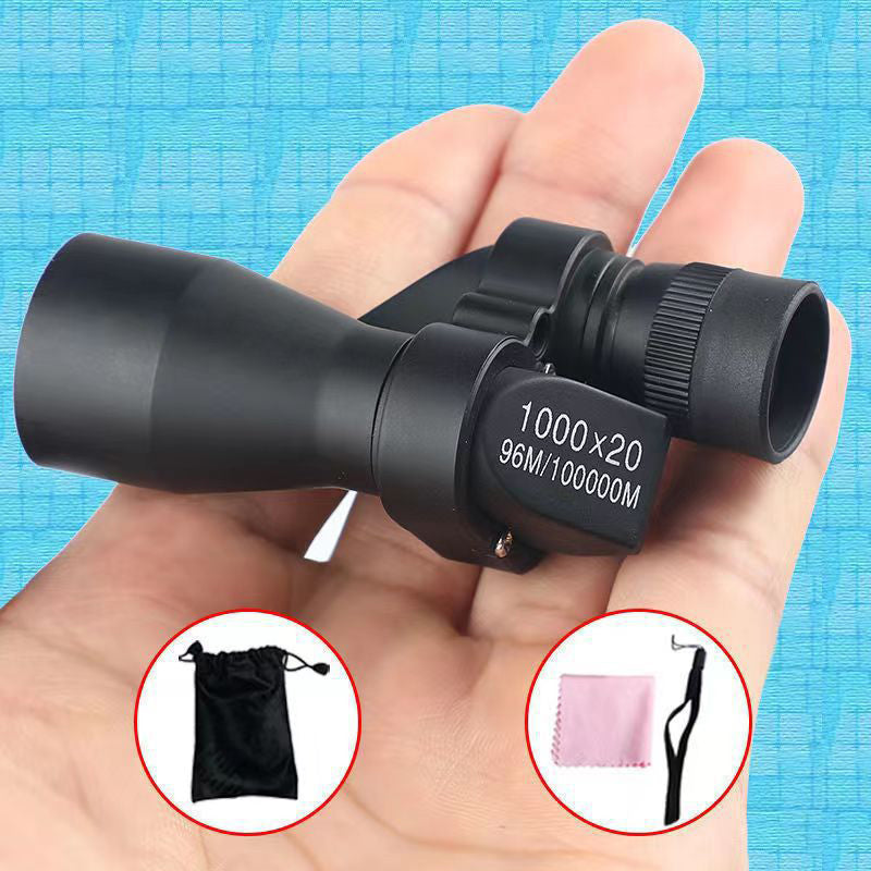 Mini jumelles 1000x20 + clip pour smartphone