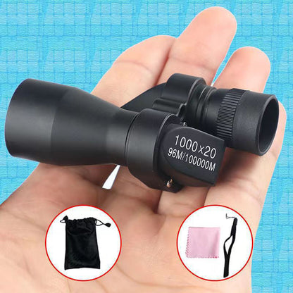 Mini jumelles 1000x20 + clip pour smartphone