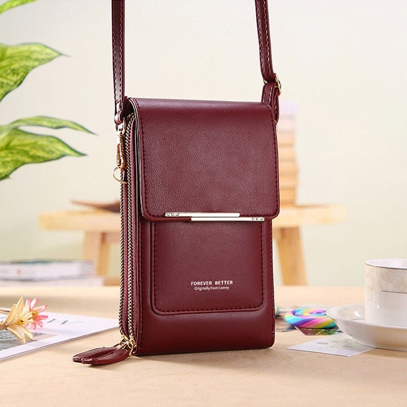 Sac en cuir antivol