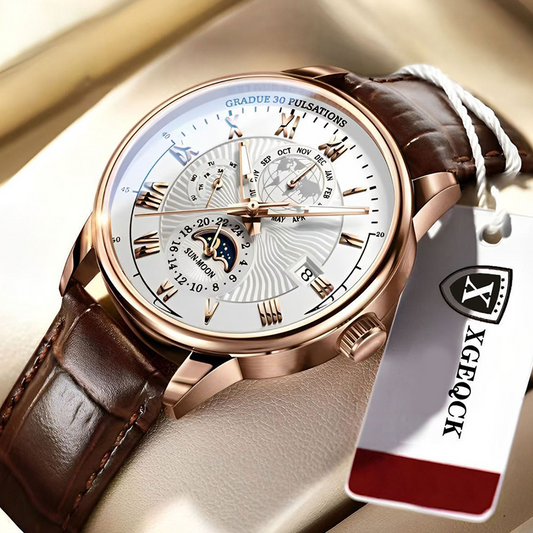 Montre à quartz classique et élégante pour homme