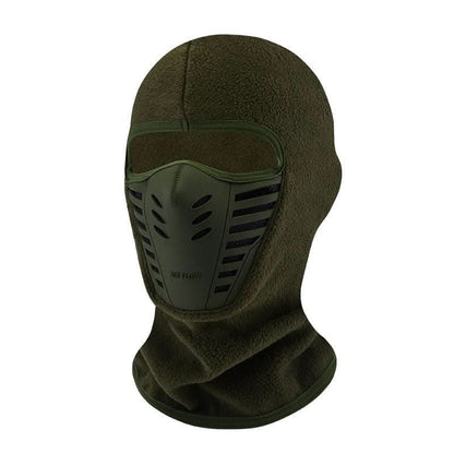 Masque facial intégral chaud et coupe-vent unisexe pour l'hiver