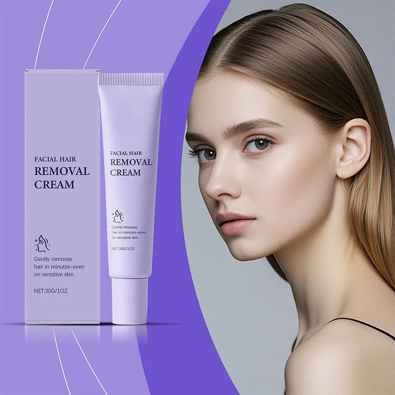 Crème Douce Et Indolore Pour L’élimination Des Poils Du Visage