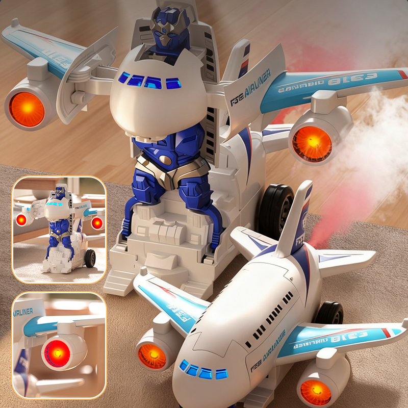 Avion robot électrique transformable 2 en 1