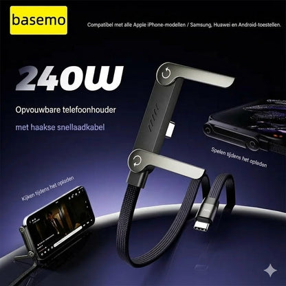 Câble de charge rapide 2 en 1 avec support