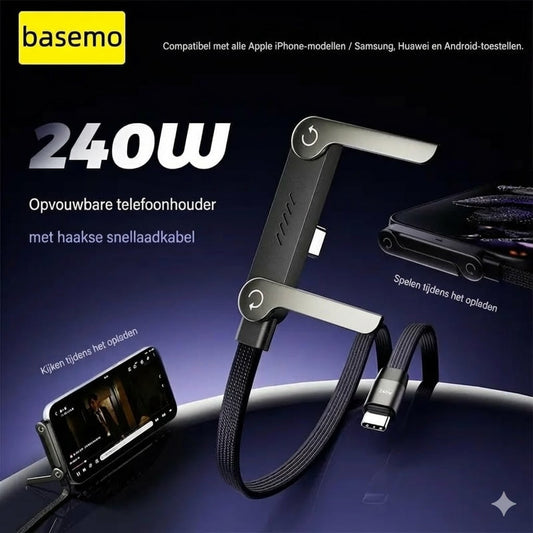 Câble de charge rapide 2 en 1 avec support