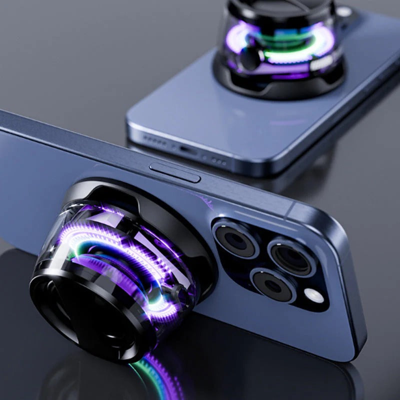 Ensemble d'enceintes Bluetooth compact et magnétique avec éclairage LED