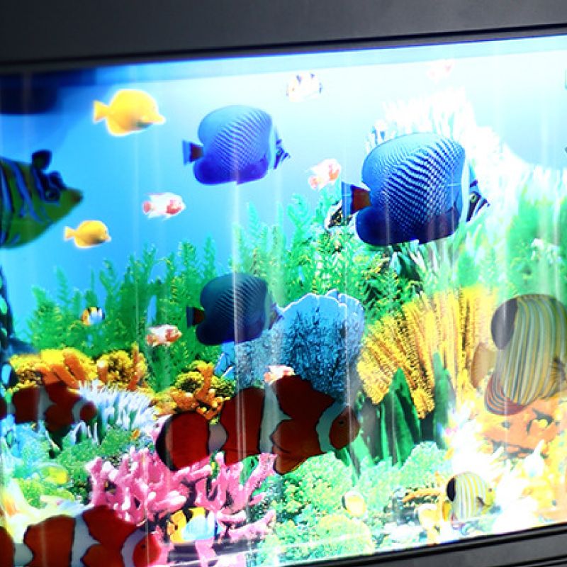 Lampe D’aquarium Avec Poisson Tropical Artificiel