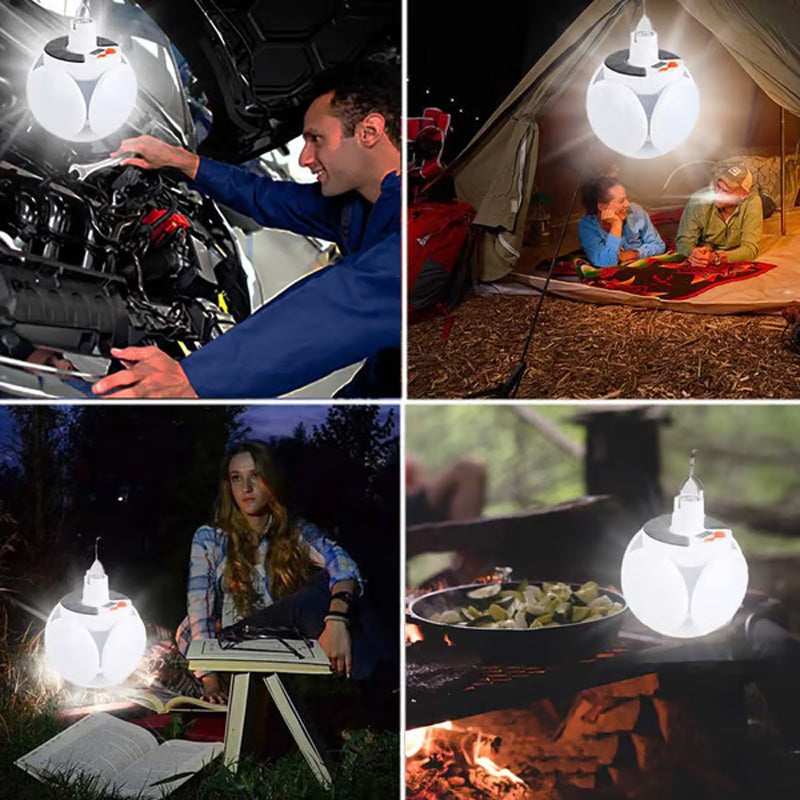 Lampe De Football Solaire Multifonctionnelle Pliable