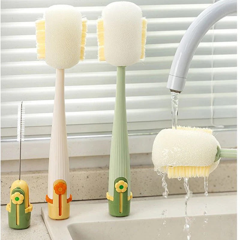 Kit de brosses de nettoyage 5 en 1 pour bouteilles d'eau