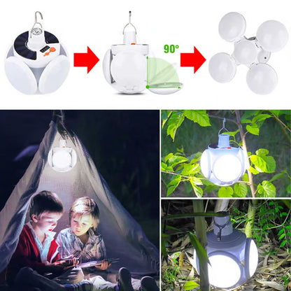 Lampe De Football Solaire Multifonctionnelle Pliable