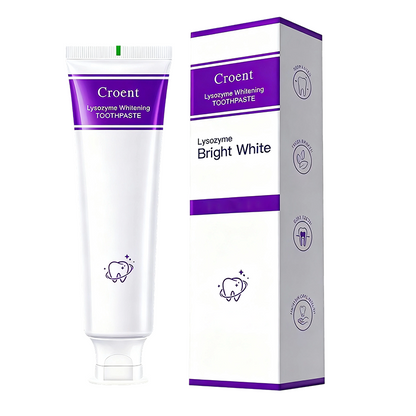 Dentifrice éclaircissant et anti-taches au lysozyme