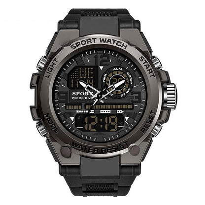 Montre de sport numérique avec éclairage nocturne (étanche)