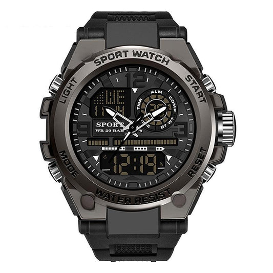 Montre de sport numérique avec éclairage nocturne (étanche)