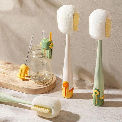 Kit de brosses de nettoyage 5 en 1 pour bouteilles d'eau