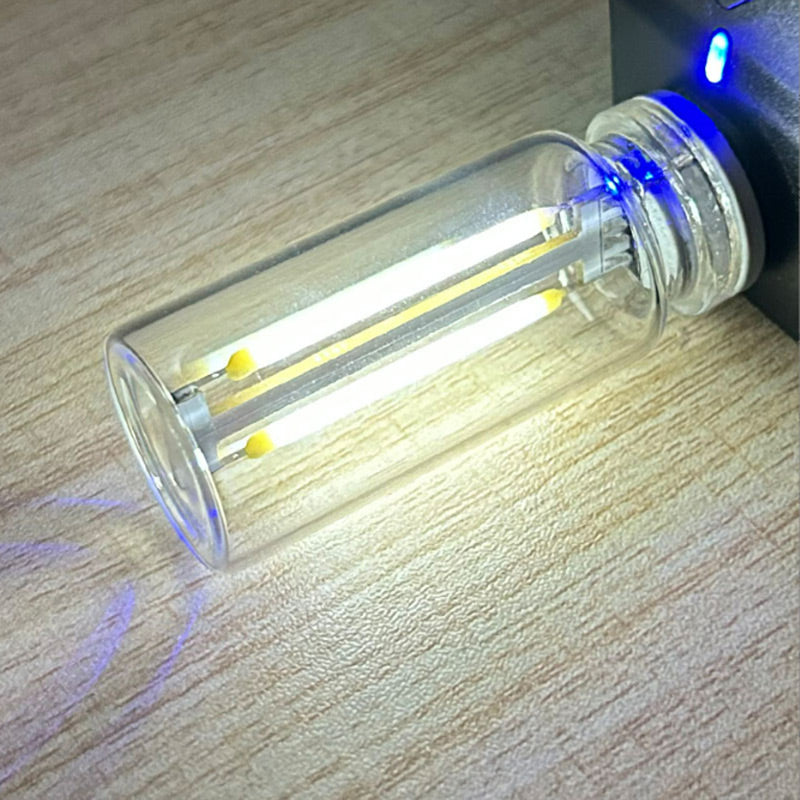 Veilleuse portable en verre à commande tactile et USB