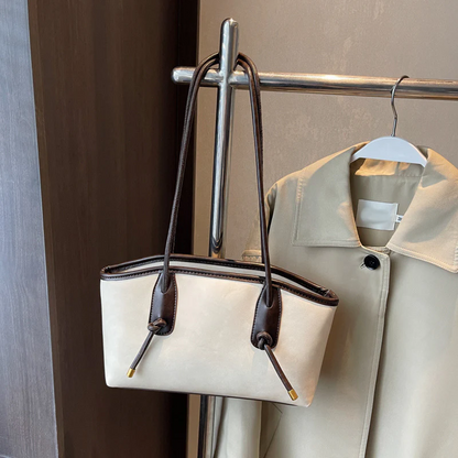 Sac à bandoulière vintage en cuir PU pour femmes
